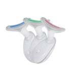 Masajeador de cara y cuello con vibración y LED